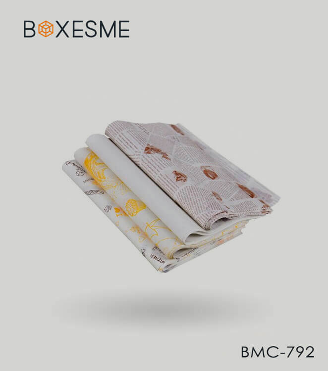 printed butter papers wholesale